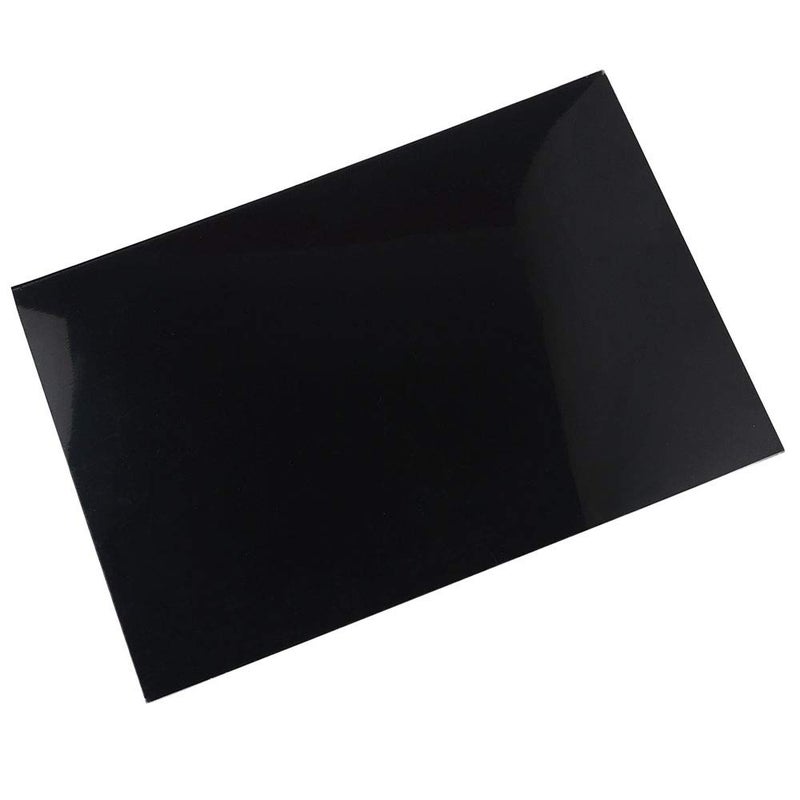 Mr.Power 11.6 x17 Inch Guitar Bass Pickguard Blank Material DIY Sheet Scratch Plate Backplate for Strat Tele Guitar Jazz P Bass (3Ply Black) - Image 3